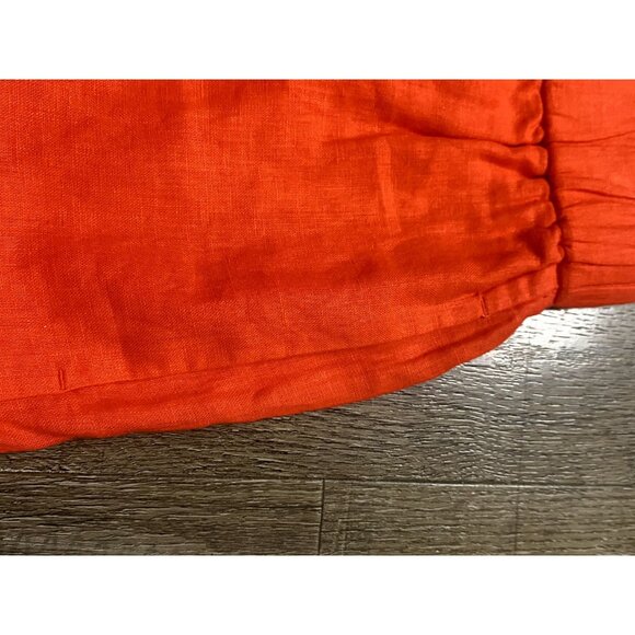J.Crew Orange Lined Pencil Skirt with Pockets Size XXS 2260 - Picture 3 of 5